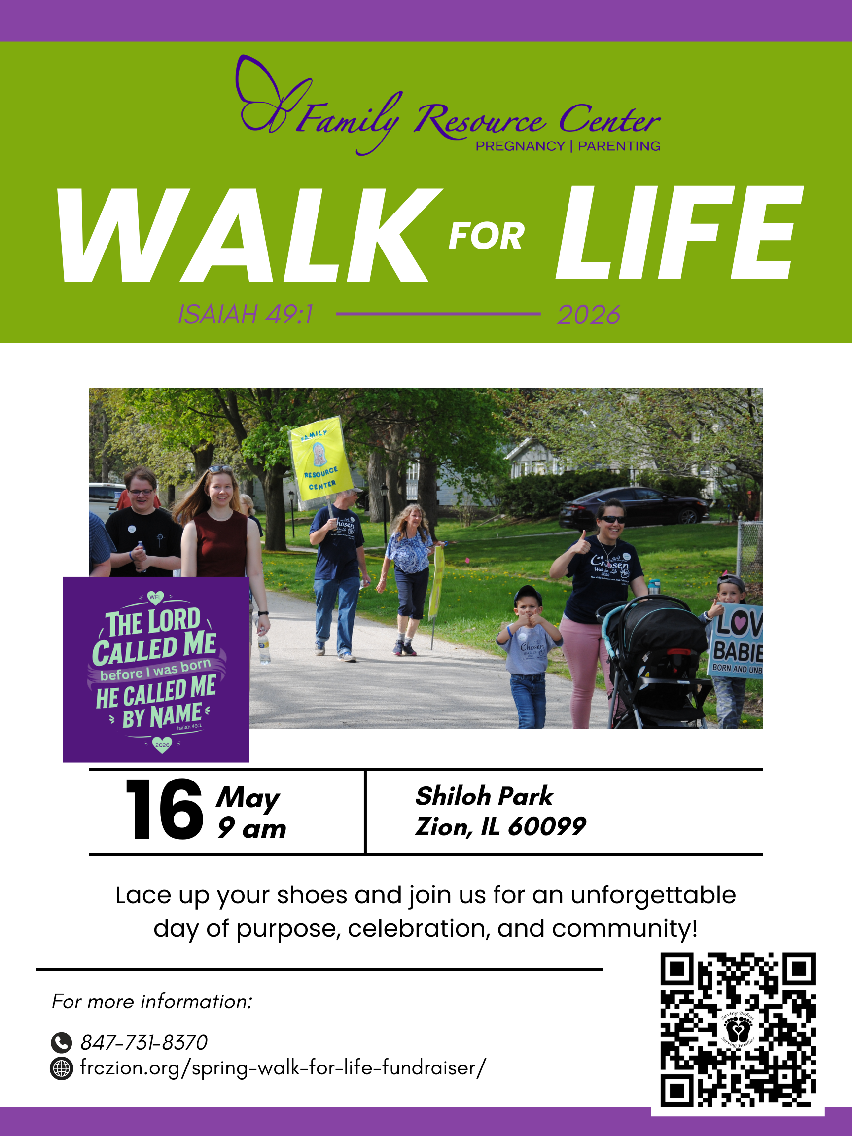 Walk for Life 2026 flyer